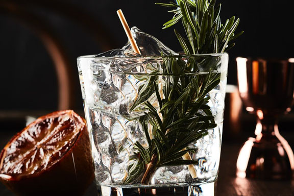 Smoked Lemon Gin And Tonic