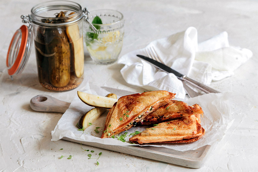 Smoked Trout Jaffle
